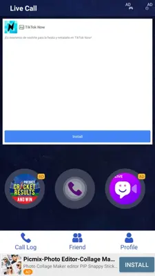 Video Call Random Chat - Live android App screenshot 0